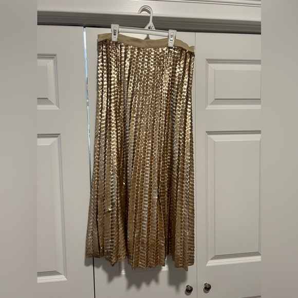 Anthropologie Dresses & Skirts - Brand new Anthropologie gold skirt!